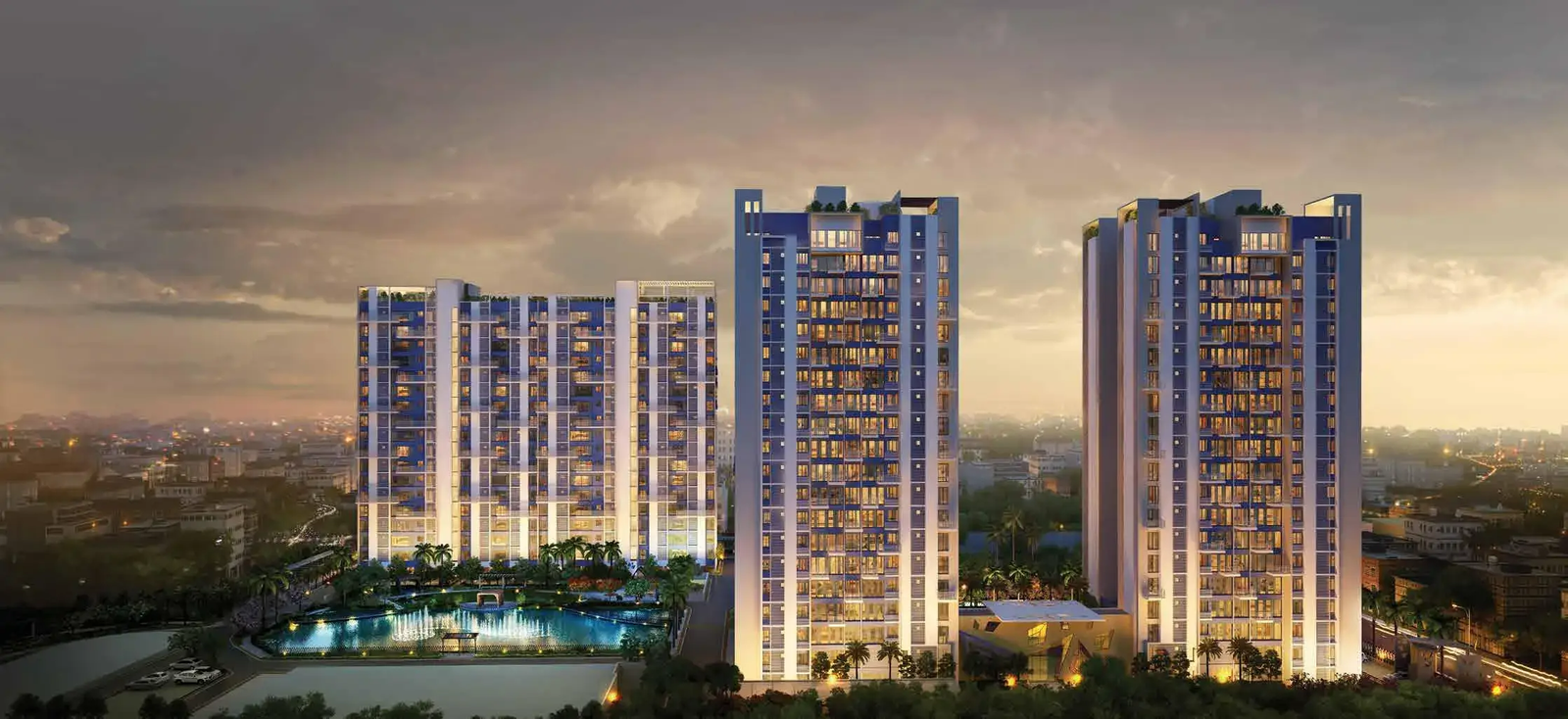 Exterior View of Sugam Morya Residences