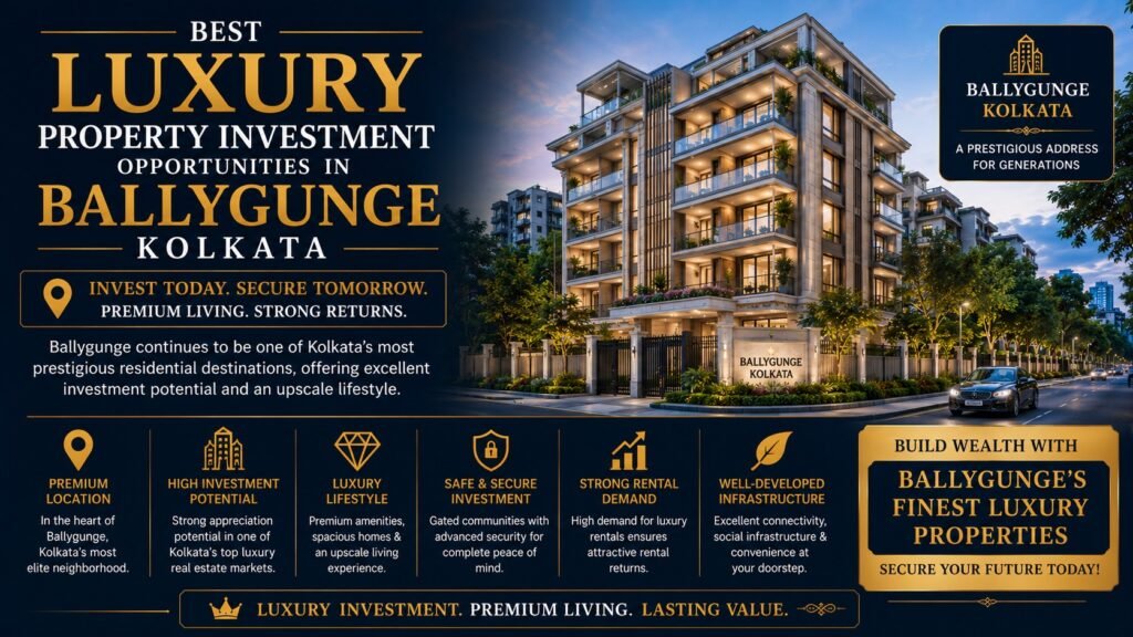 Best Luxury Property Investment Opportunities in Ballygunge Kolkata Premium Real Estate
