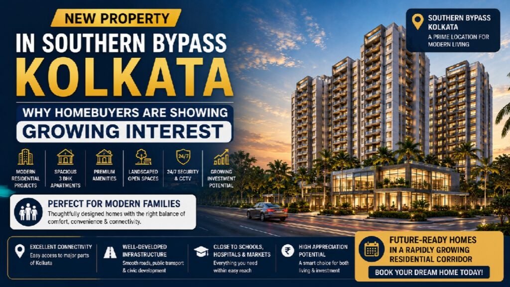 New Property in Southern Bypass Kolkata Why Homebuyers Are Showing Growing Interest