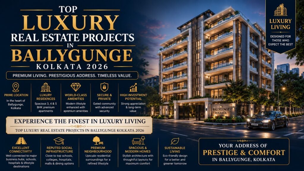 Top Luxury Real Estate Projects in Ballygunge Kolkata 2026 Continue To Attract Premium Buyers
