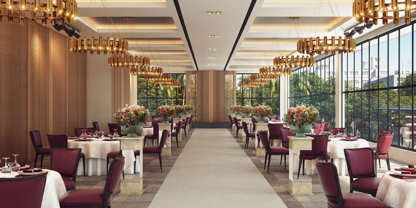 Merlin Skygaze Luxury Banquet Lounge Platform Area