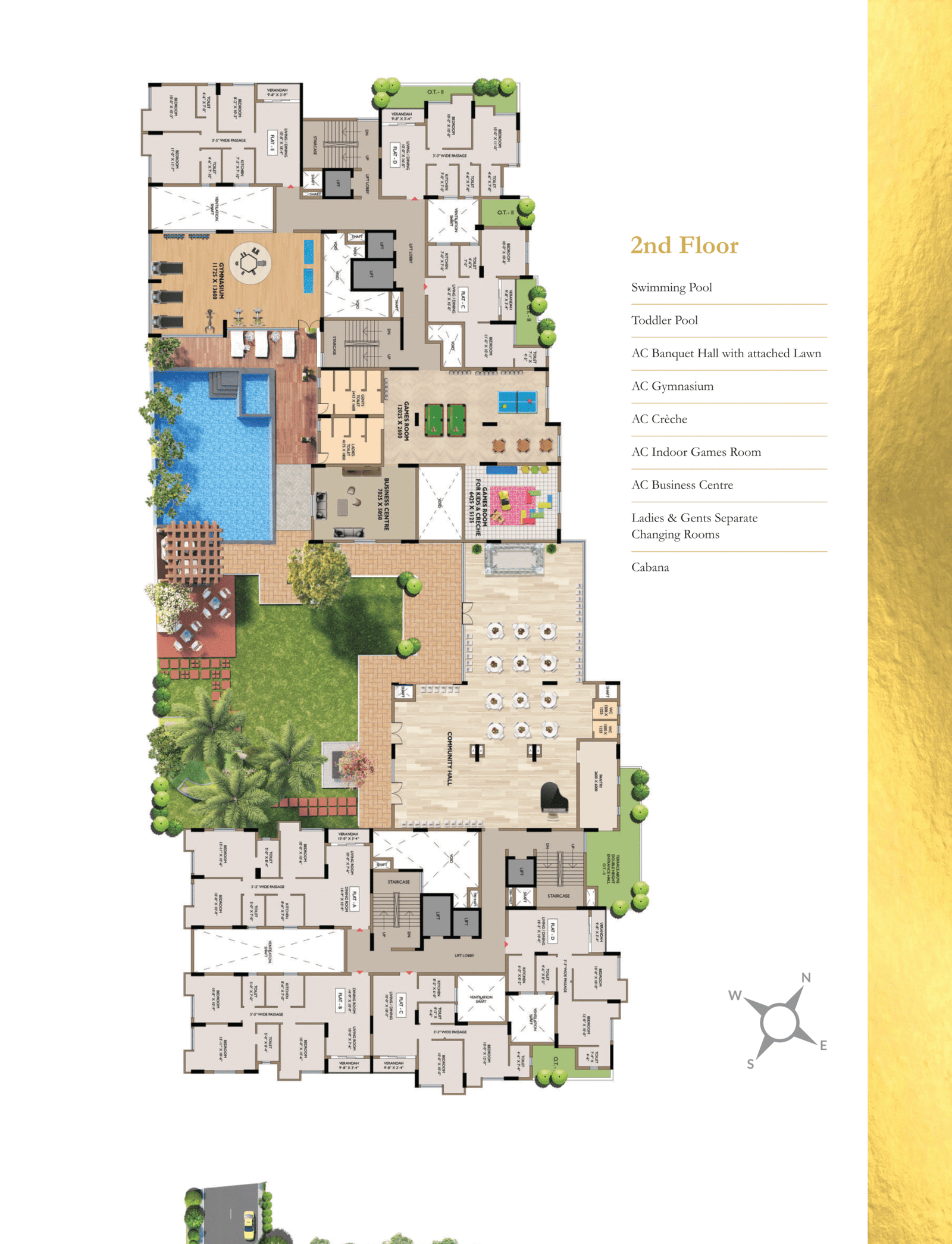 Second floor plan