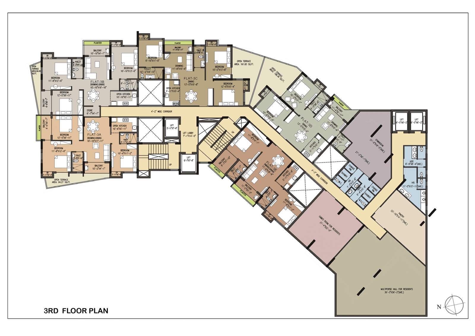 3rd Floor Plan