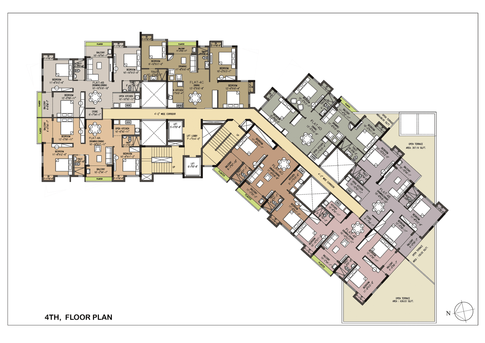 4th Floor Plan