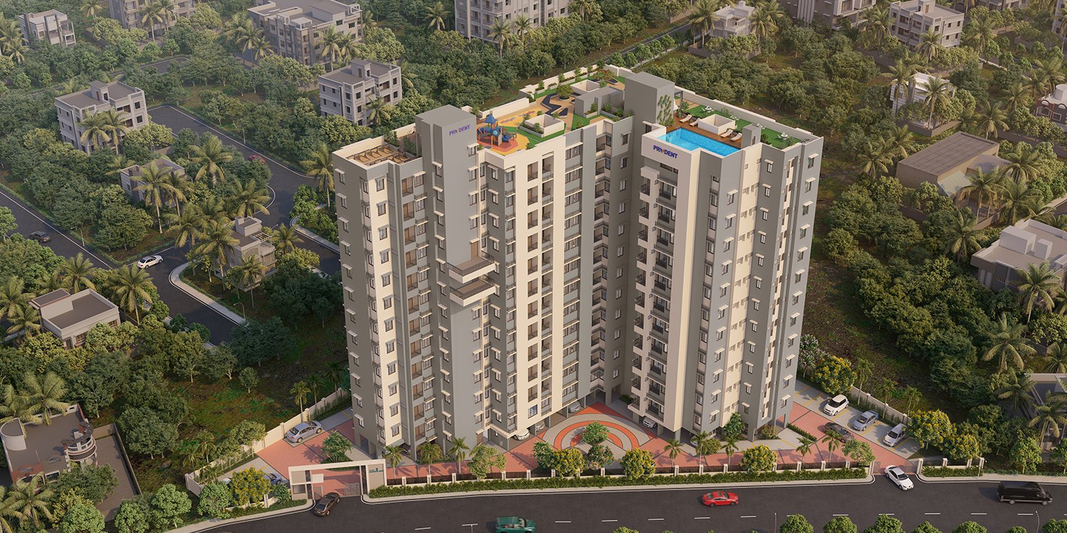 Prudent Gokulam Elevation - Aerial Day View