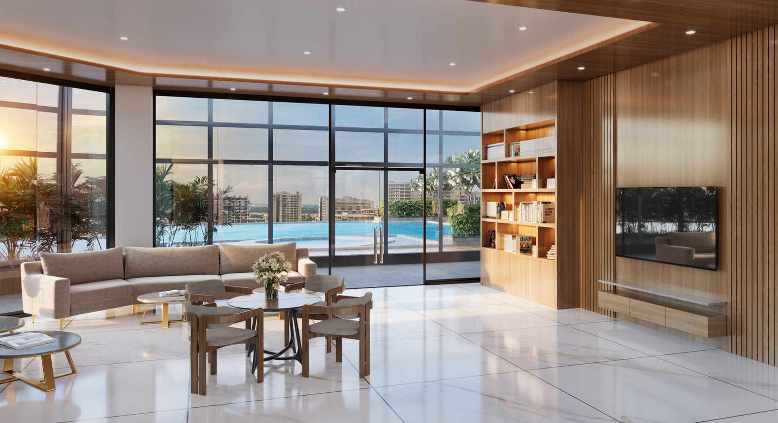 Srijan Orizon clubhouse lounge